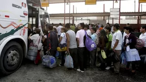 15 haitianos compraron sus pasajes a 170 soles. Foto: Andina