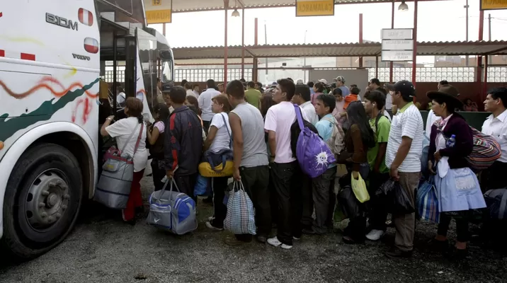 15 haitianos compraron sus pasajes a 170 soles. Foto: Andina 15 haitianos compraron sus pasajes a 170 soles. Foto: Andina