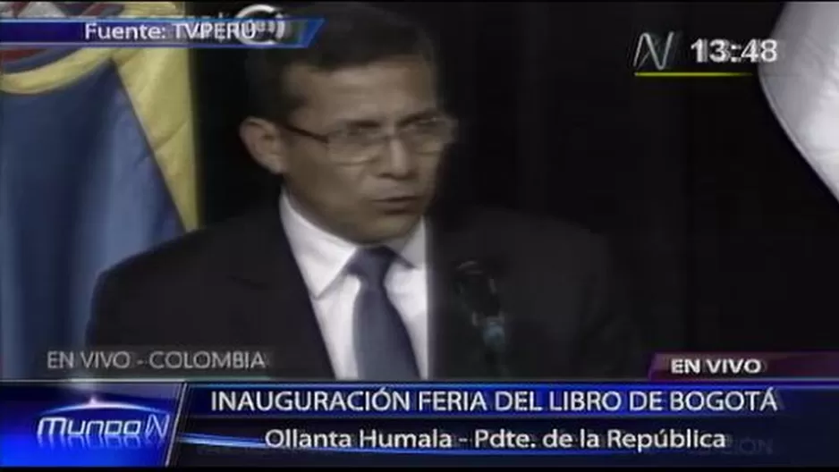 #FILBO2014: Ollanta Humala resaltó los lazos culturales que unen a Perú y Colombia