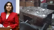 Techo del despacho de la congresista Patricia Juárez se desplomó por filtración