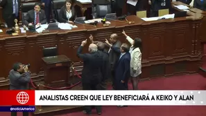 Ley impediría investigar a partidos políticos como organizaciones criminales. Foto: captura de TV