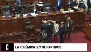 La aprobaci&oacute;n de la ley ha provocado el rechazo de un sector del Congreso y el Ejecutivo. Foto: Captura de TV