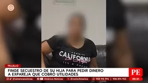 Finge secuestro de su hija para pedir dinero a expareja que cobró utilidades en Trujillo. Foto y video: América Noticias