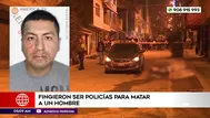 Fingieron ser policías para matar a un hombre