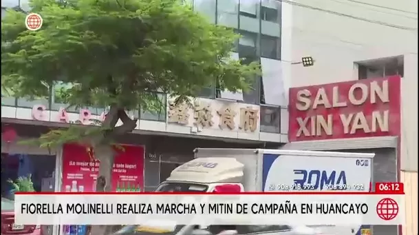 Molinelli lanza campaña en Huancayo y critica a José Jerí/ América Noticias