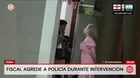 Fiscal agrede con un cabezazo a policía en Piura