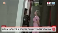Fiscal agrede con un cabezazo a policía en Piura