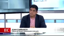 Juan Carrasco, fiscal de la unidad contra el crimen organizado