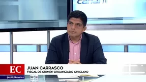 Juan Carrasco, fiscal de la unidad contra el crimen organizado