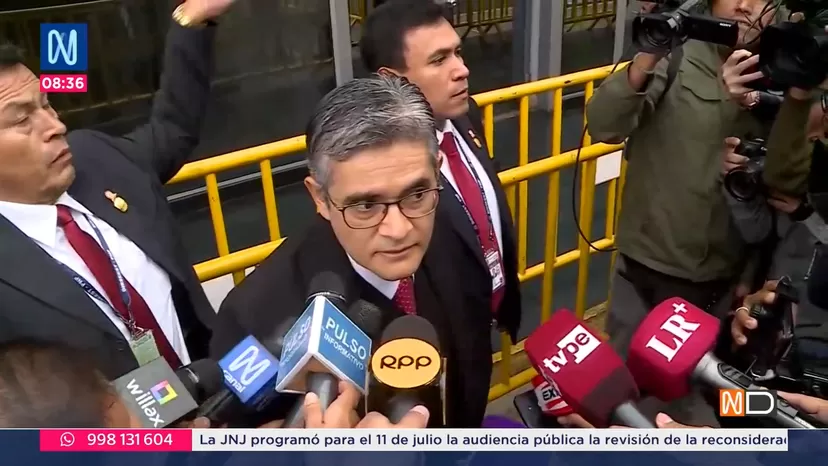 José Domingo Pérez, fiscal del caso Lava Jato: Hay una campaña de presión externa e interna