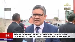 José Domingo Pérez, fiscal del equipo especial Lava Jato. Video: América Noticias