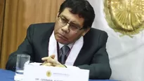 Fiscal Germán Juárez Atoche. Foto y video: Canal N