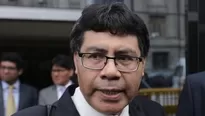 Fiscal Germán Juárez se refirió al caso Humala y Heredia. Video: Canal N / Foto: El Comercio