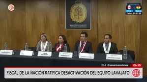 Fiscal de la Nación afirma no temer a fiscales del caso Lava Jato/ Canal N