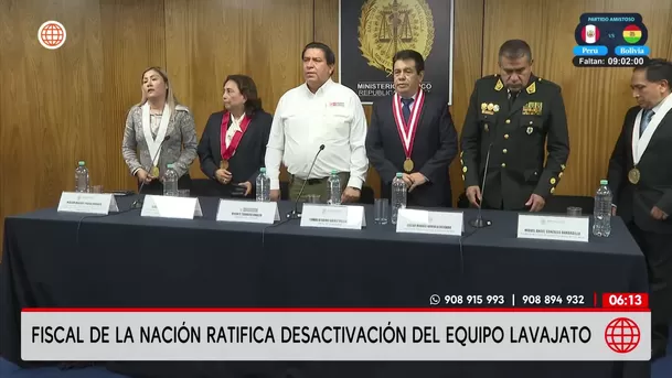 Fiscal de la Nación niega temor a fiscales Lava Jato/ América Noticias