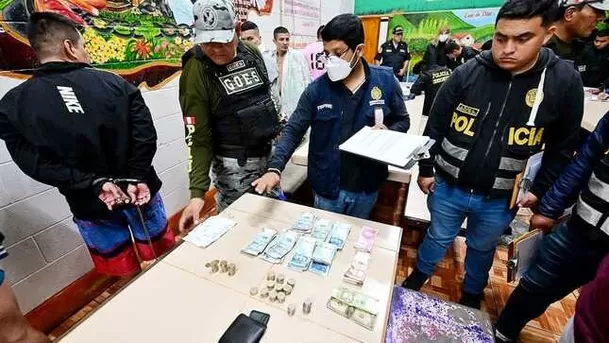 Los 9 mil soles hallados durante el operativo en el penal Ancón I - Foto: Fiscalía