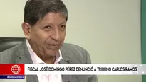 Fiscal P&eacute;rez denunci&oacute; a magistrado Ramos. Foto: Am&eacute;rica Noticias