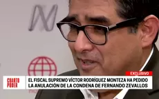 Fiscal Rodríguez Monteza pidió anulación de condena de Fernando Zevallos - Noticias de victor-raul-rodriguez-monteza