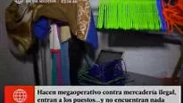 Operativo contra mercadería ilegal. América Noticias