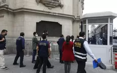 Fiscales se retiraron de Palacio de Gobierno tras diligencia - Noticias de gobierno-regional