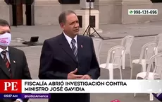 Fiscalía abrió investigación contra ministro José Gavidia - Noticias de jose-luis-gavidia