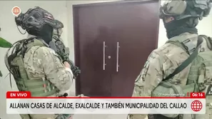 Fiscalía allana municipio del Callao y casas de alcalde y exalcalde. Foto y video: AN 