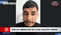 Apelan liberación de alias Maldito Frank. Foto y video: América Noticias