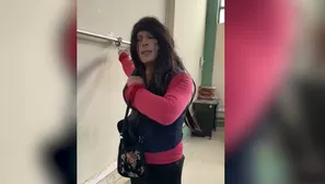 Fiscalía dejó libre a hombre vestido de mujer que entró a colegio. Foto y video: América TV