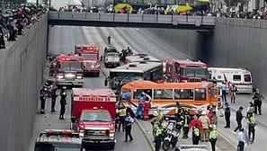 Fiscalía indaga choque en Plaza Dos de Mayo con tres fallecidos. Foto y video: Canal N/Andina