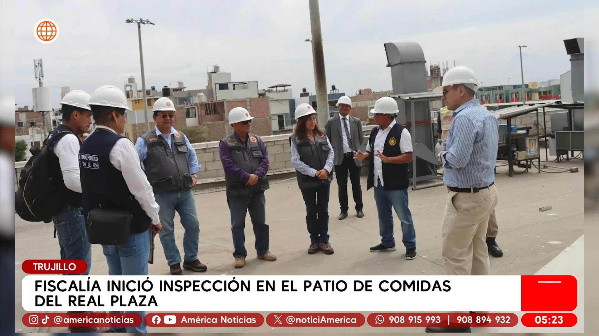 Fiscalía inició inspección en el patio de comidas del Real Plaza en Trujillo. Foto: América Noticias Fiscalía inició inspección en el patio de comidas del Real Plaza en Trujillo. Foto: América Noticias