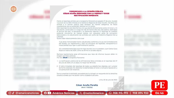 Fiscalía interviene gobierno regional de La Libertad por millonarias adjudicaciones. Foto: América Noticias Fiscalía interviene gobierno regional de La Libertad por millonarias adjudicaciones. Foto: América Noticias