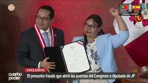 La diputada electa Jacqueline Tapullima afronta una investigación fiscal por presunta falsa declaración en procedimiento administrativo. Video: Cuarto Poder
