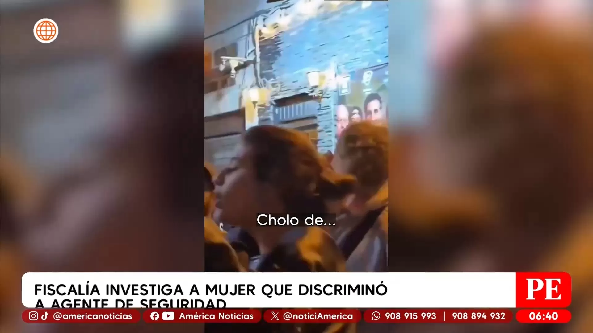 Fiscalía investiga a mujer que discriminó a agente de seguridad en el Cusco. Foto: América Noticias Fiscalía investiga a mujer que discriminó a agente de seguridad en el Cusco. Foto: América Noticias