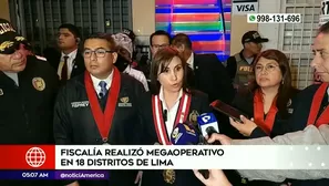 Operativo de la Fiscalía. Foto y video: América Noticias