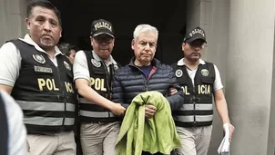 César Villanueva cumple 7 días de detención preliminar. Video: Canal N / Foto: El Comercio