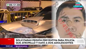 Policía atropelló y mató a adolescentes. Foto y video: América Noticias