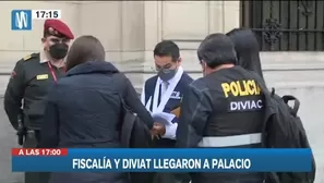 Fiscalía y Diviat ingresaron a la residencia de Palacio de Gobierno