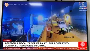 Agreden a fiscalizador de la ATU tras operativo contra el transporte informal en Comas. Foto y video: América Noticias