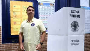 Flávio Bolsonaro llegó a Miami, Estados Unidos, junto a su familia, según la información difundida durante la cobertura periodística./ Video: Canal N