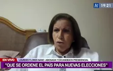 Flores Nano sobre denuncia contra presidente Castillo: "El riesgo de la soberanía está vigente" - Noticias de anali-flores