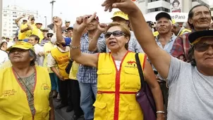 Fonavistas. Foto: Perú21