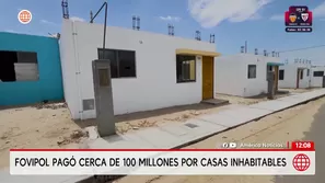 Fovipol pagó cerca de 100 millones de soles por casas inhabitables. Foto y video: Unidad de investigación