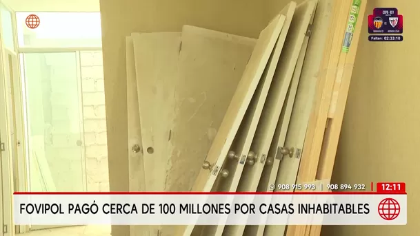Fovipol pagó cerca de 100 millones de soles por casas inhabitables. Foto: Unidad de investigación