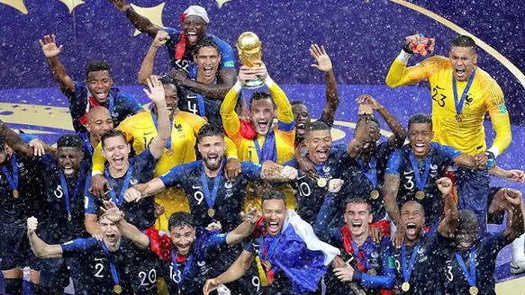 Francia campeón del Mundo. Foto: EFE