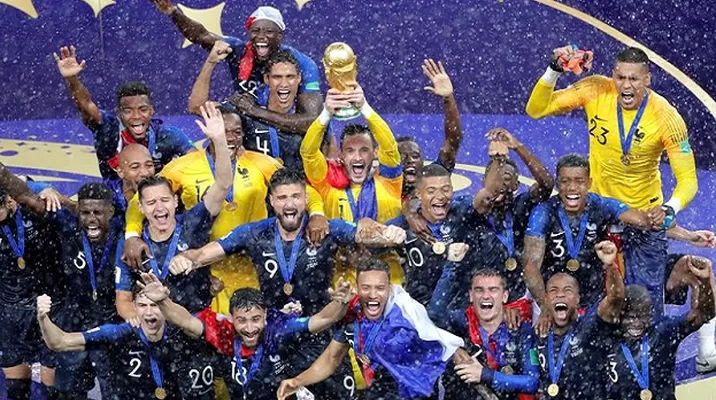 Francia campeón del Mundo. Foto: EFE Francia campeón del Mundo. Foto: EFE