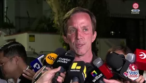 Francis Allison señala que reconocerá los resultados. Foto y video: AN 