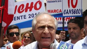 Francisco Diez Canseco, candidato a la presidencia por Perú Nación. Foto: Andina