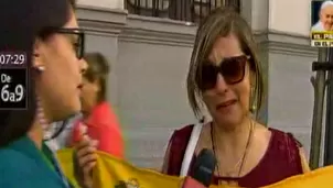 Venezolanas esperando al papa Francisco. Canal N