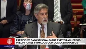 Francisco Sagasti, presidente del Perú. América Noticias