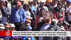 Audio entre Chávez Sotelo y un comunero de Fuerabamba.